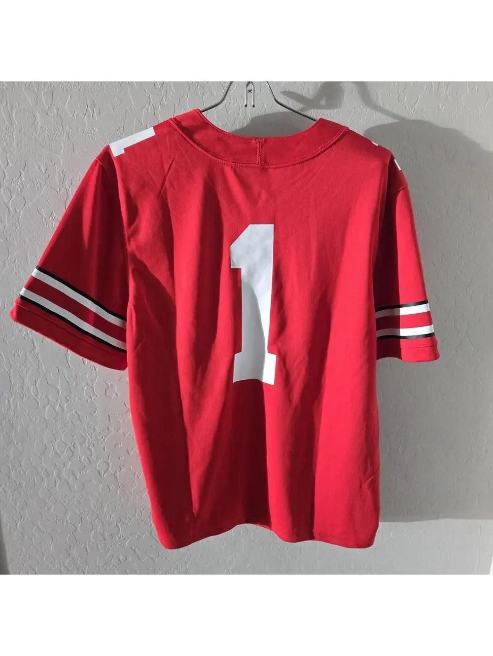 Nike Ohio State Buckeyes #1 Red Youth Large Football Jersey NWT